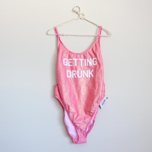 Dolls Kill Other - NWT Dippin Daisy’s Getting Drunk One Piece Swim